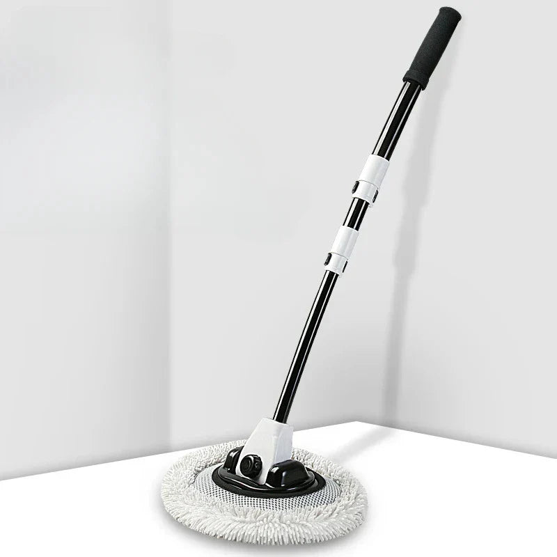 Car Wash Brush Car Cleaning Brush Telescoping Long Handle Mop Soft Hair Chenille Broom Universal Window Wash Auto Accessories